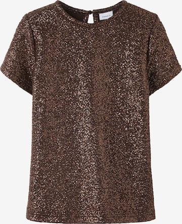 T-Shirt NAME IT en marron : devant