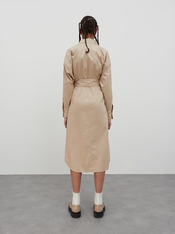 EDITED Shirt Dress 'Cana' in Beige