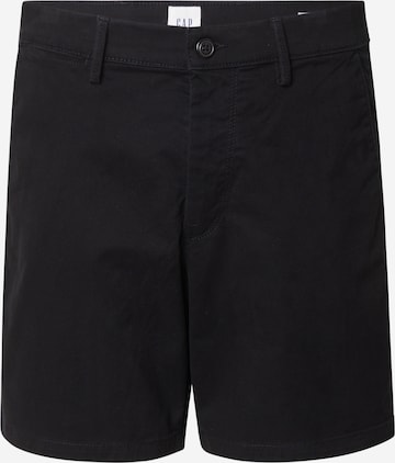 GAP Regular Chinohousut 'ESSENTIAL' värissä musta: etupuoli