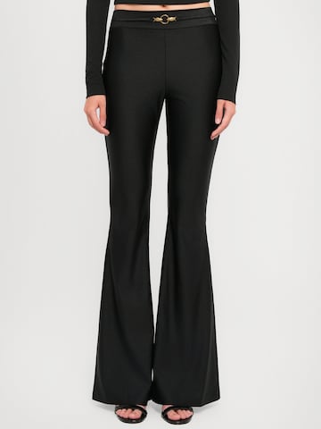 Just Cavalli Na zvonec Hlače | črna barva: sprednja stran