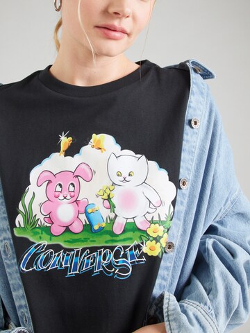 CONVERSE Футболка 'BESTIES' в Черный