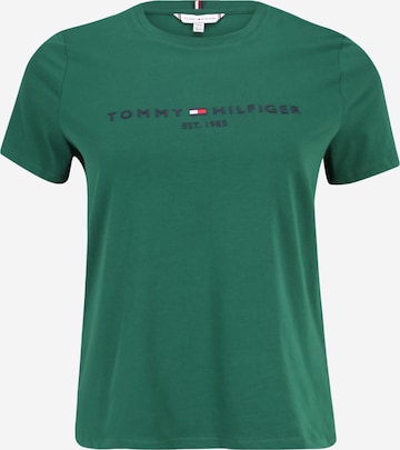 Tommy Hilfiger Curve Shirt in Green: front