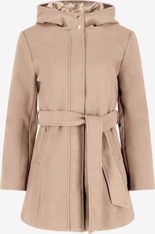 LolaLiza Between-Seasons Coat in Beige: front