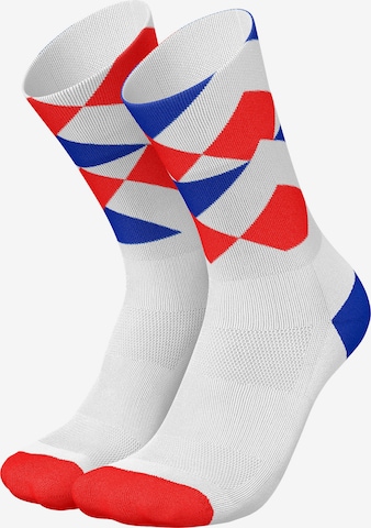 INCYLENCE Sportsocken 'PEAKS' in Rot: Vorderseite