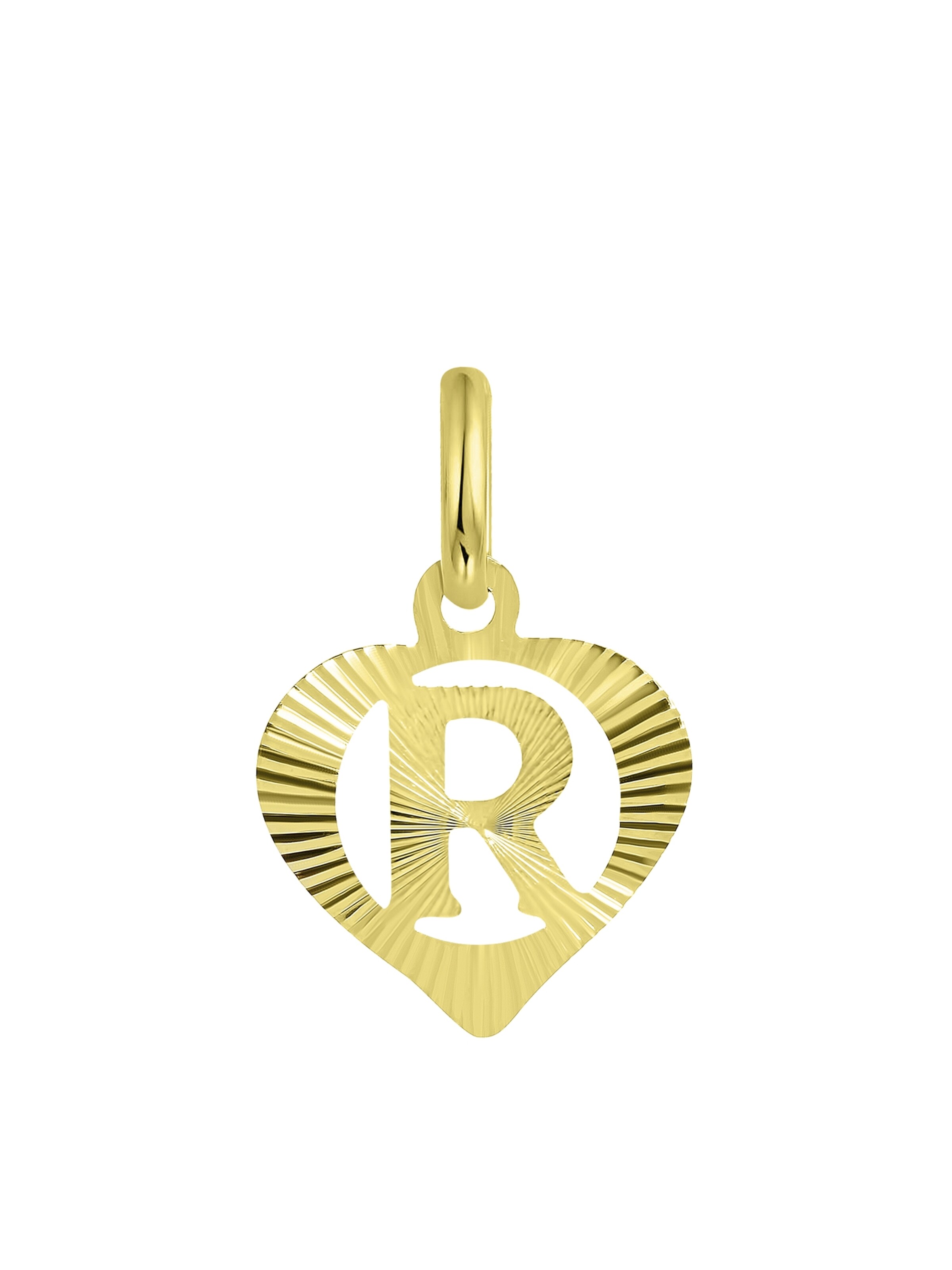 Lucardi Hangers 'Buchstabe' in Goud: voorkant