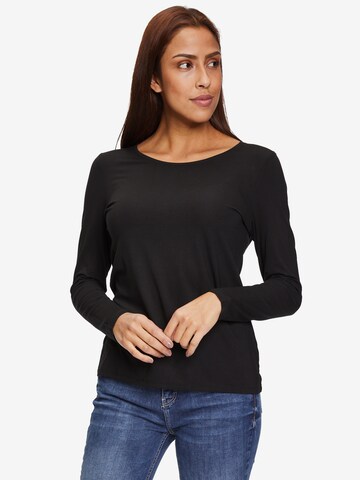 T-shirt Betty & Co en noir : devant