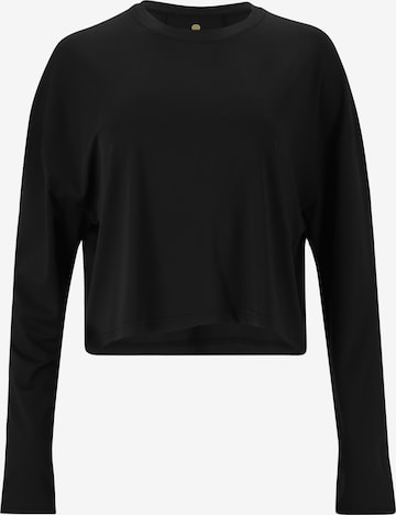 Athlecia Functioneel shirt 'Offner' in Zwart: voorkant