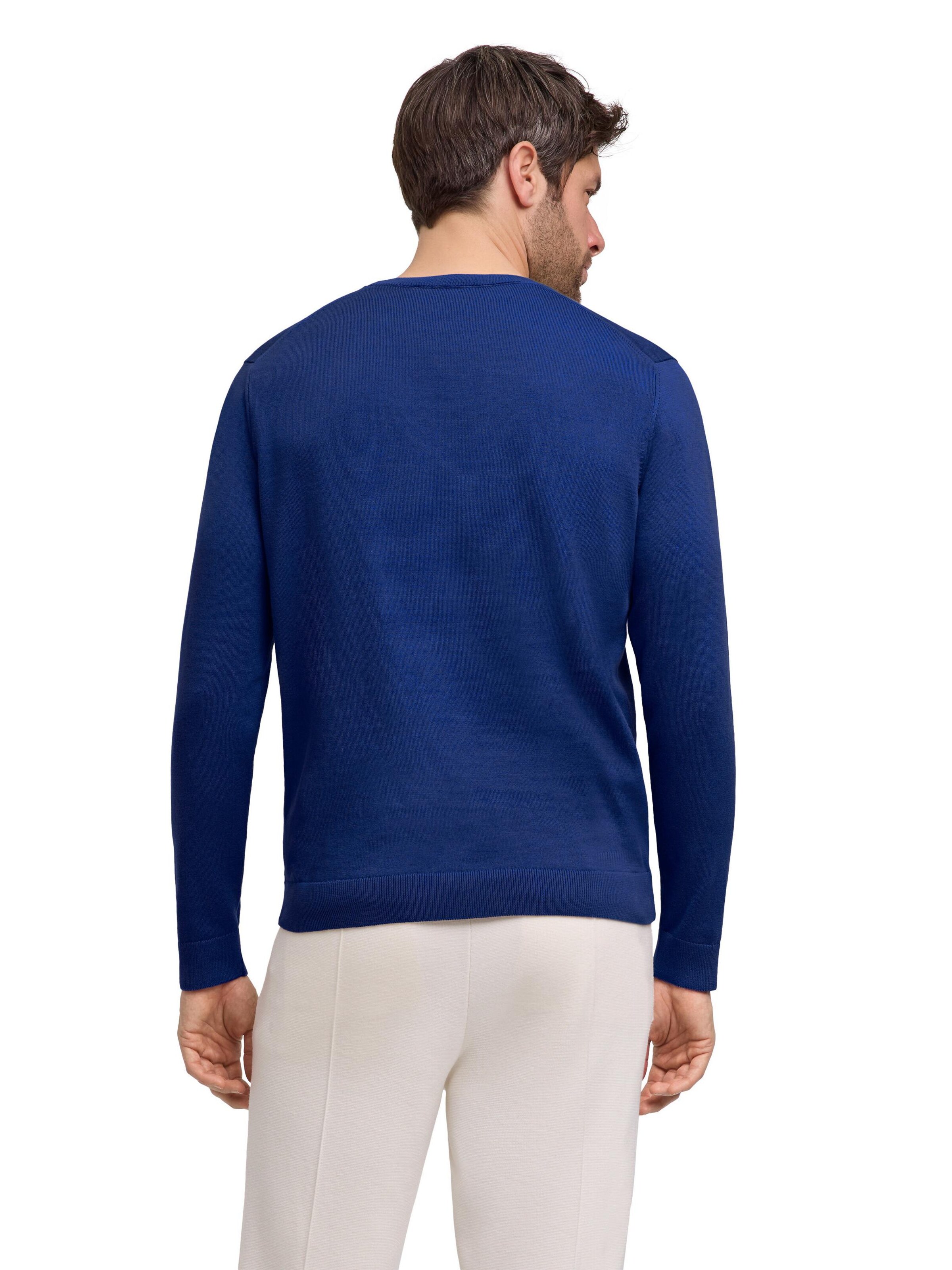 FALKE Pullover 'Pure Cotton'‌‌‌‌‌‌ in Blau