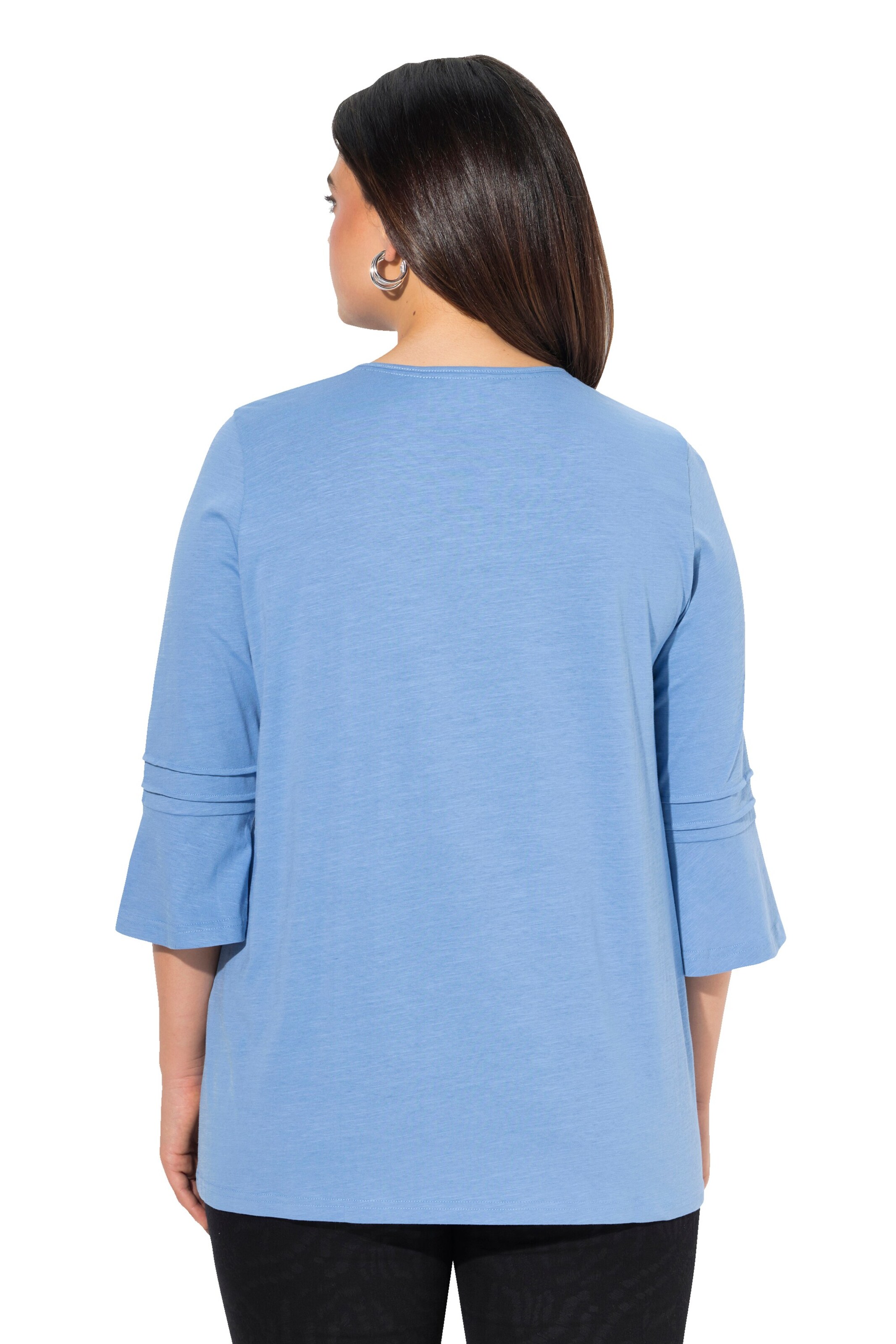 T-shirt Ulla Popken en bleu