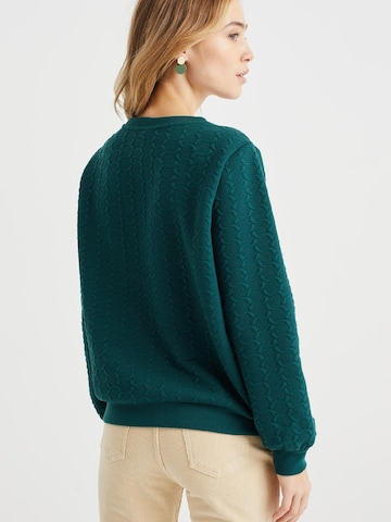 WE Fashion Sweatshirt in Groen