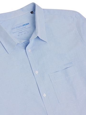Coupe regular Chemise Mr Main Man en bleu