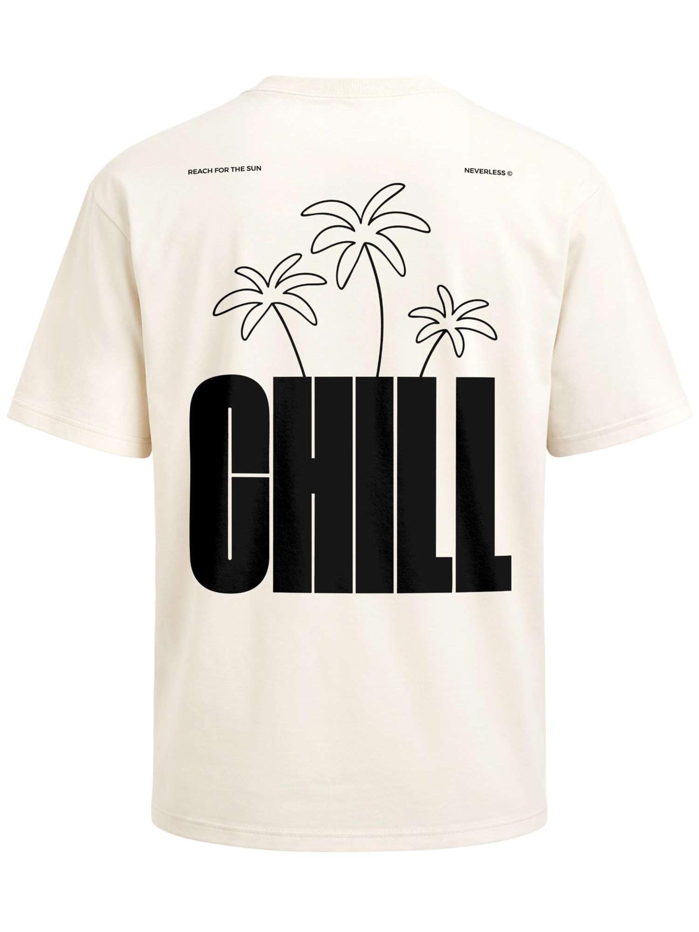 Neverless Shirt 'Chill'‌‌‌‌ in Beige