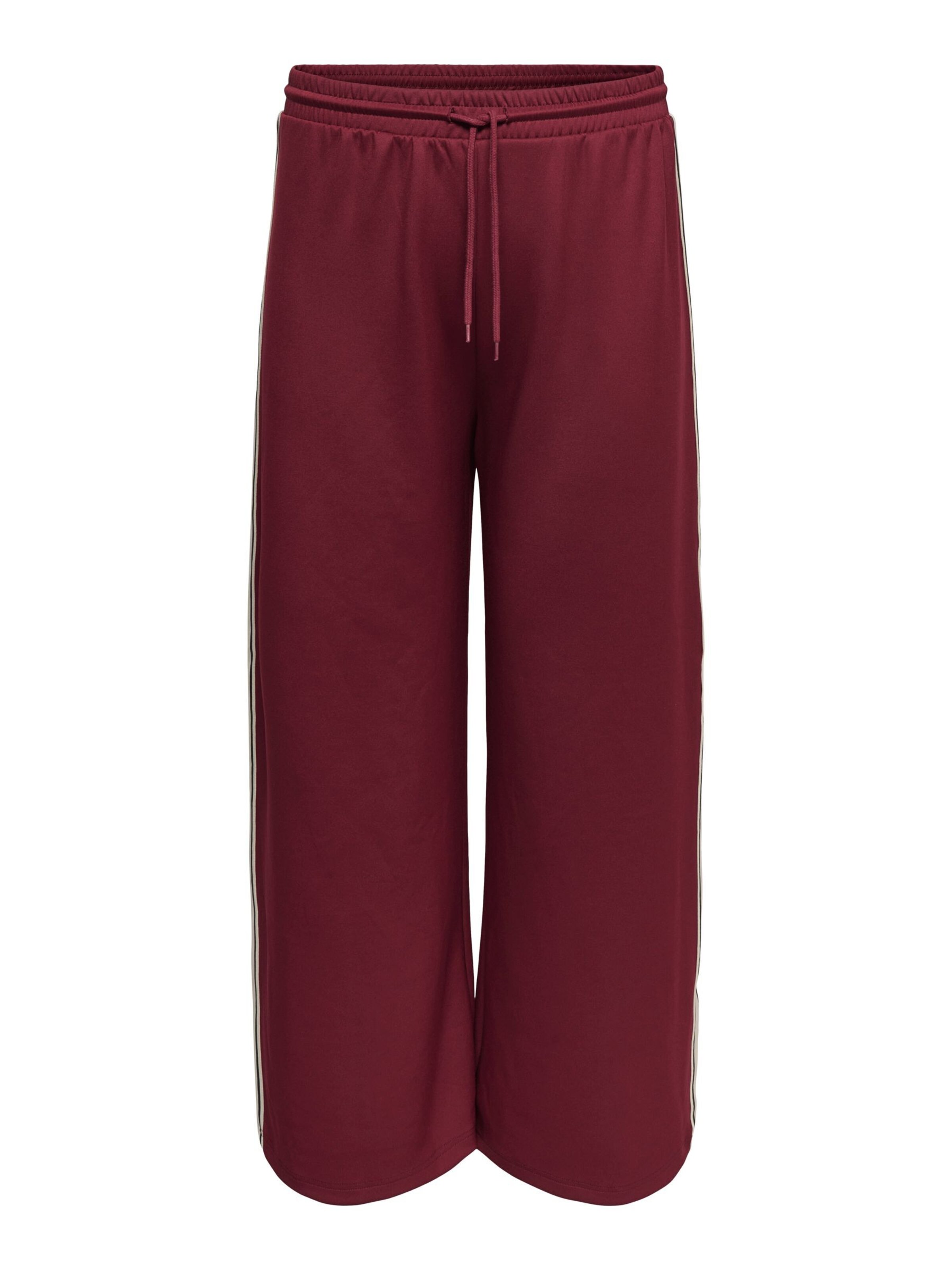 ONLY Carmakoma Wide leg Trousers 'CARAsta' in Red: front