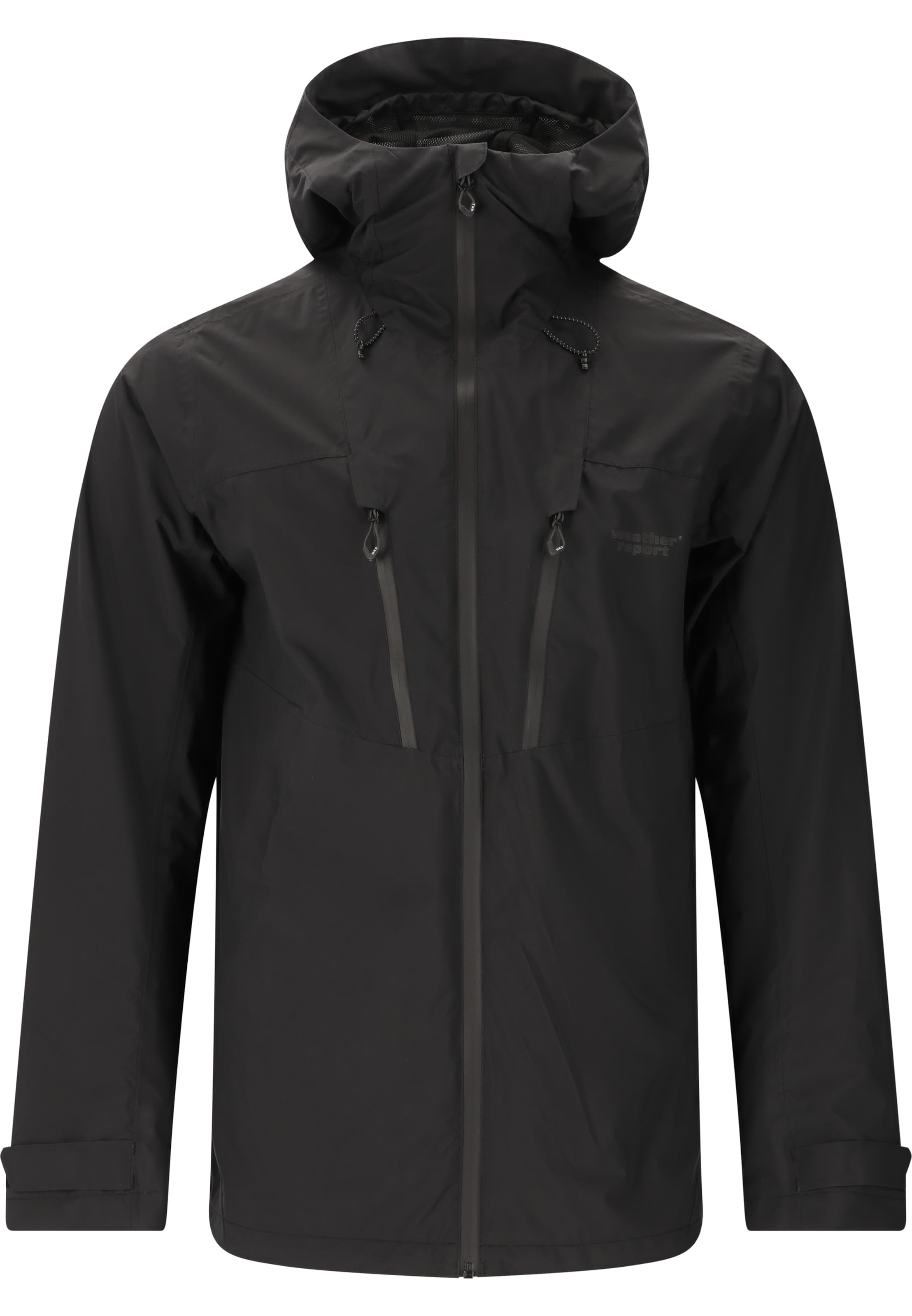 Weather Report Μπουφάν πεζοπορίας 'Harbor' σε μαύρο: μπροστά