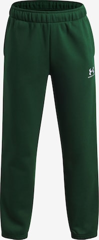 UNDER ARMOUR Sportbroek 'Icon Flc' in Groen: voorkant
