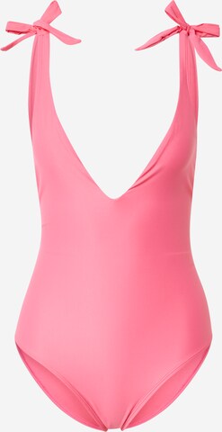 Hunkemöller Triangle Swimsuit in Pink: front