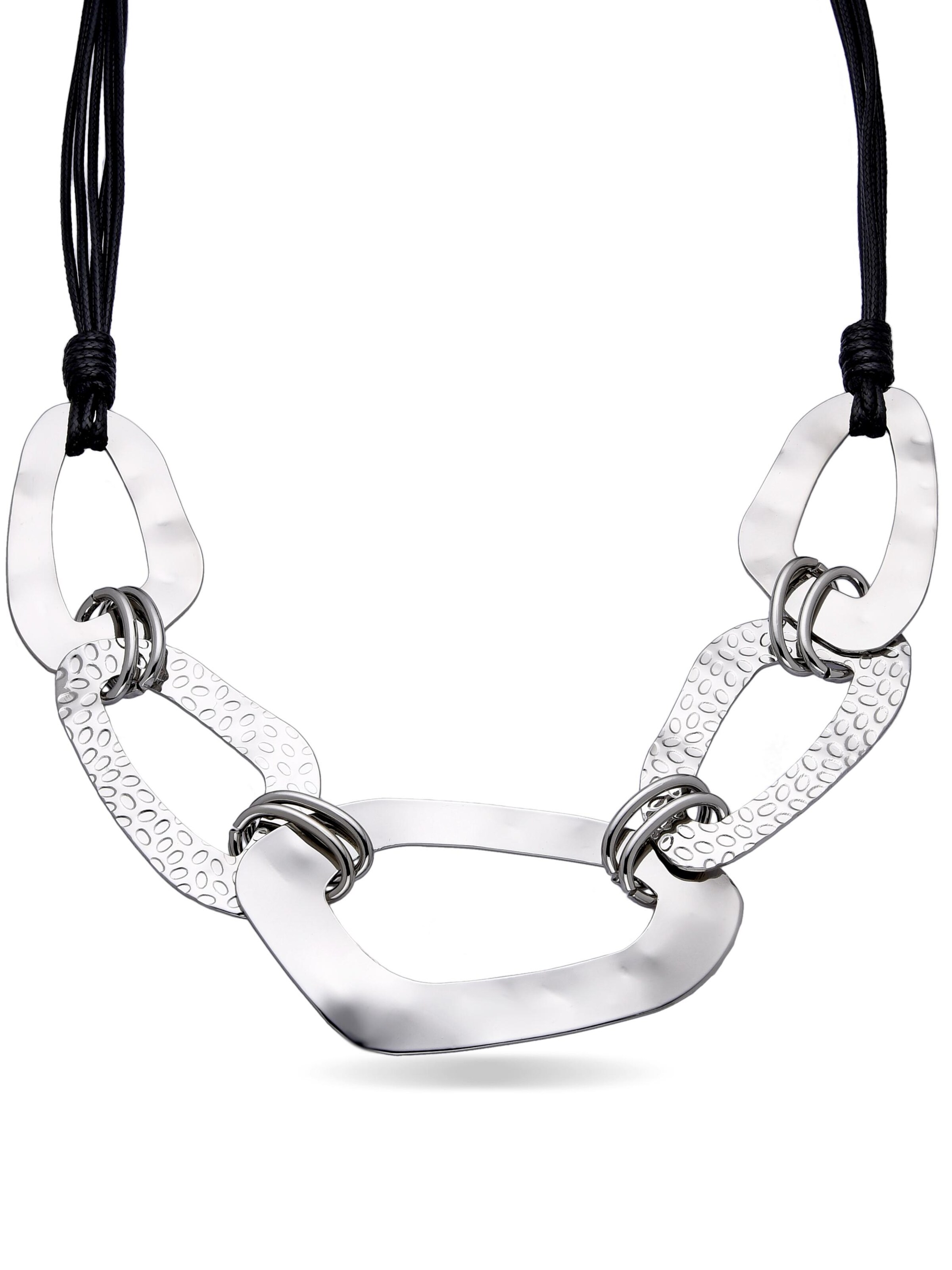 Luxenter Necklace 'Utbe' in Grey: front