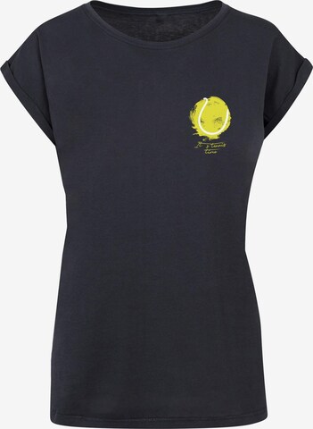 Merchcode Shirt 'Its Tennis Time' in Blue: front