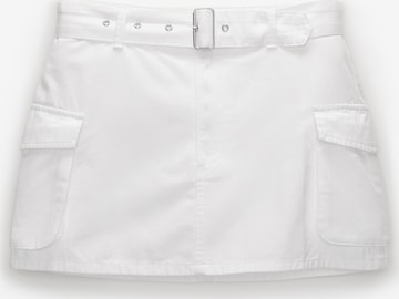 Pull&Bear Skirt in White: front