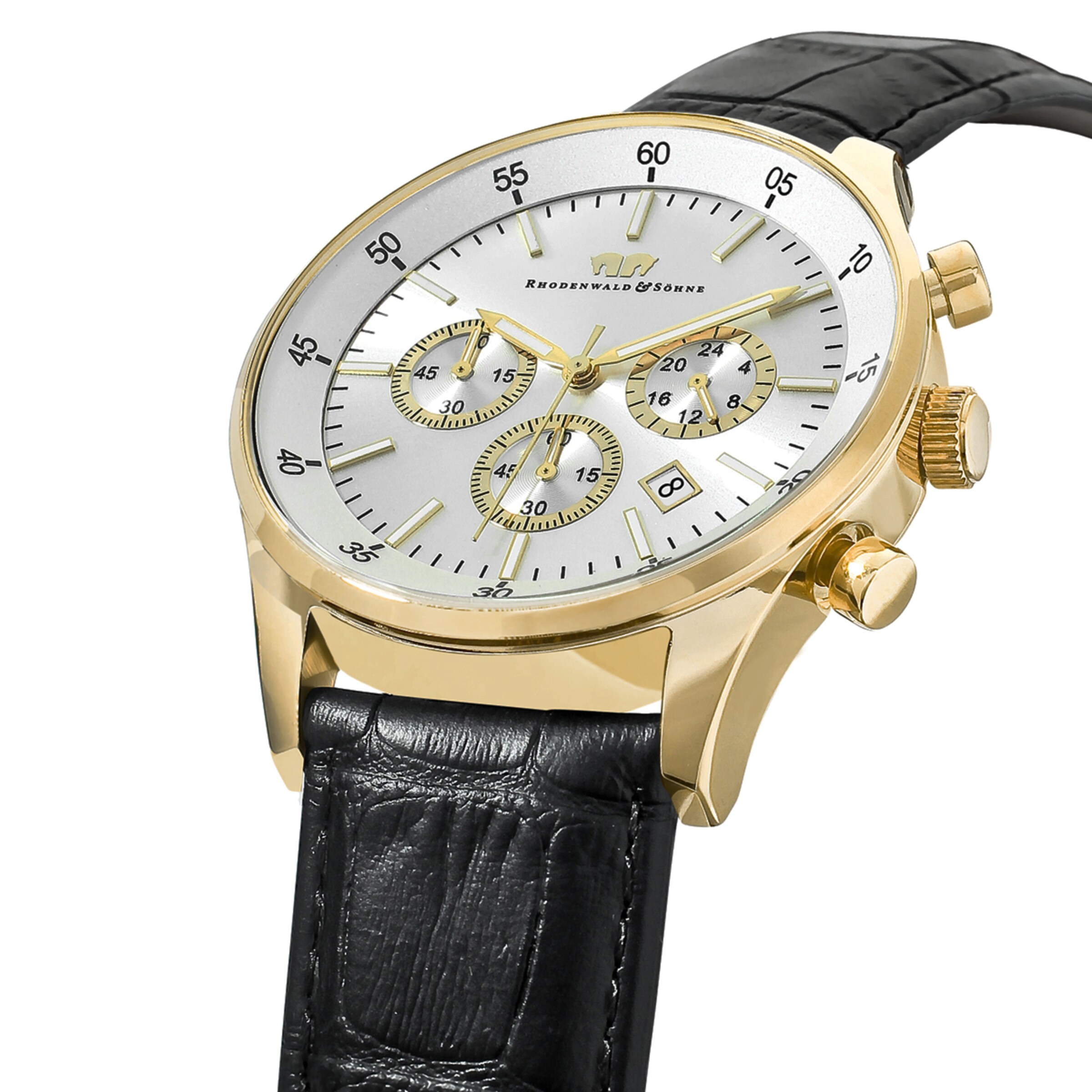 Montre à affichage analogique Rhodenwald & Söhne en noir