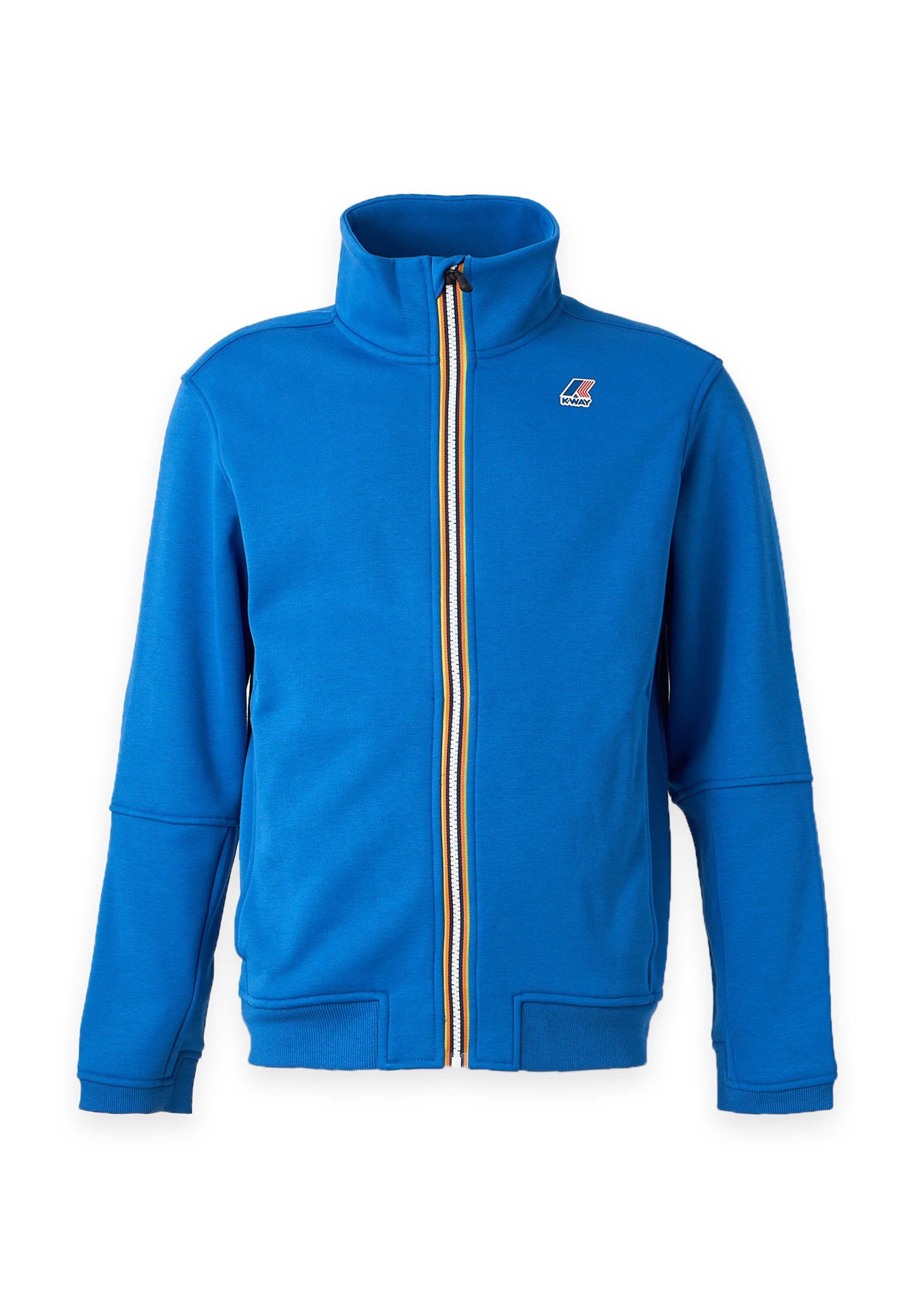 K-Way Zip-Up Hoodie 'PEPIN' in Blue: front