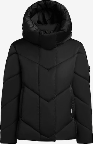 khujo Jacke 'Olsa2' in Schwarz: Vorderseite