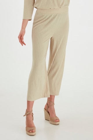b.young Loose fit Pants in Beige: front