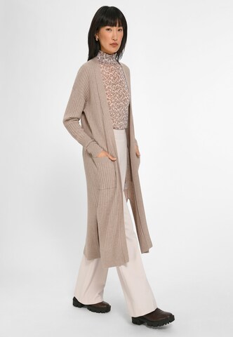 Basler Knit Cardigan in Beige