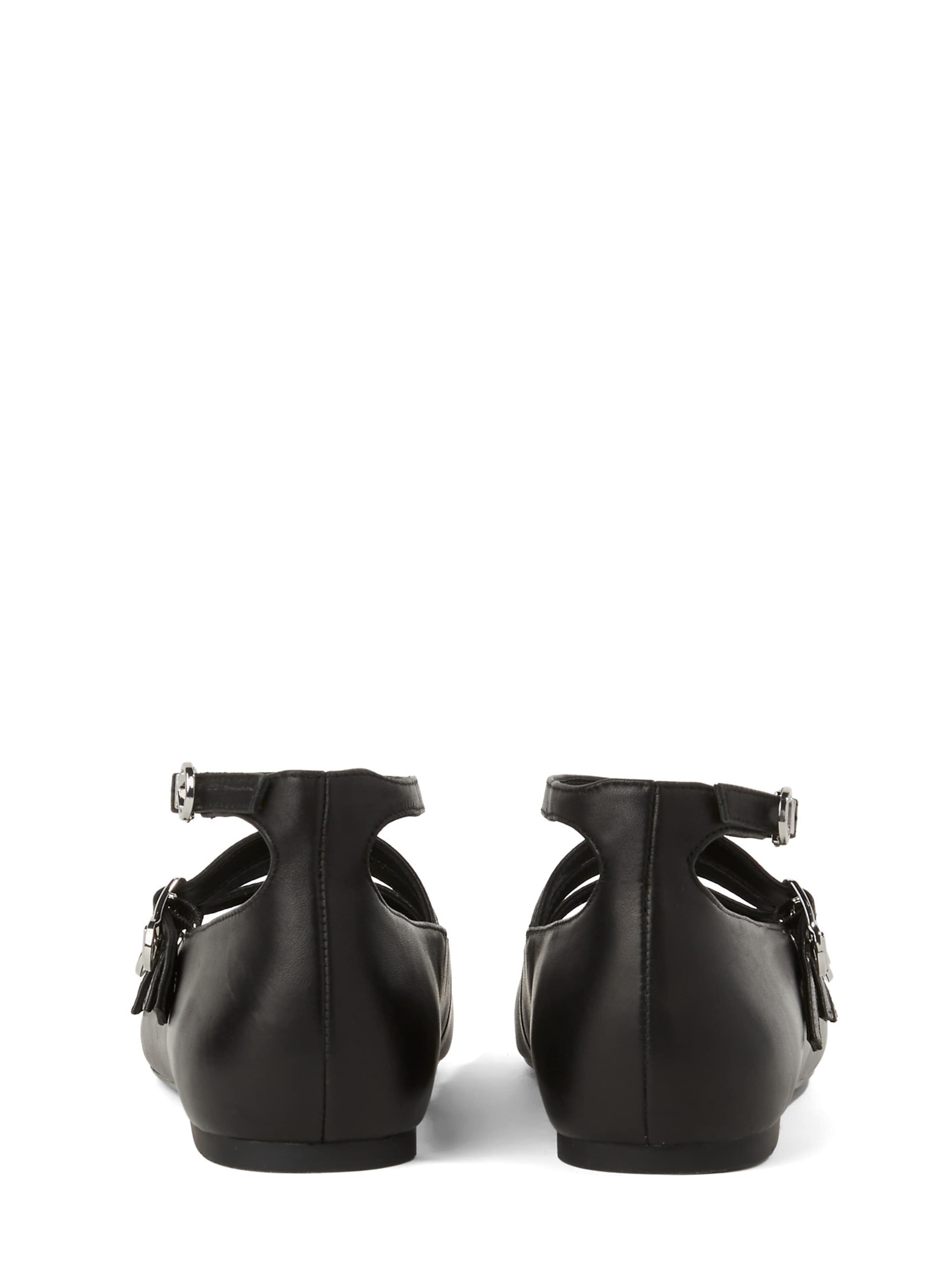 Karl Lagerfeld Балетки с ремешком в Черный