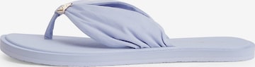 Tongs TOMMY HILFIGER en bleu : devant