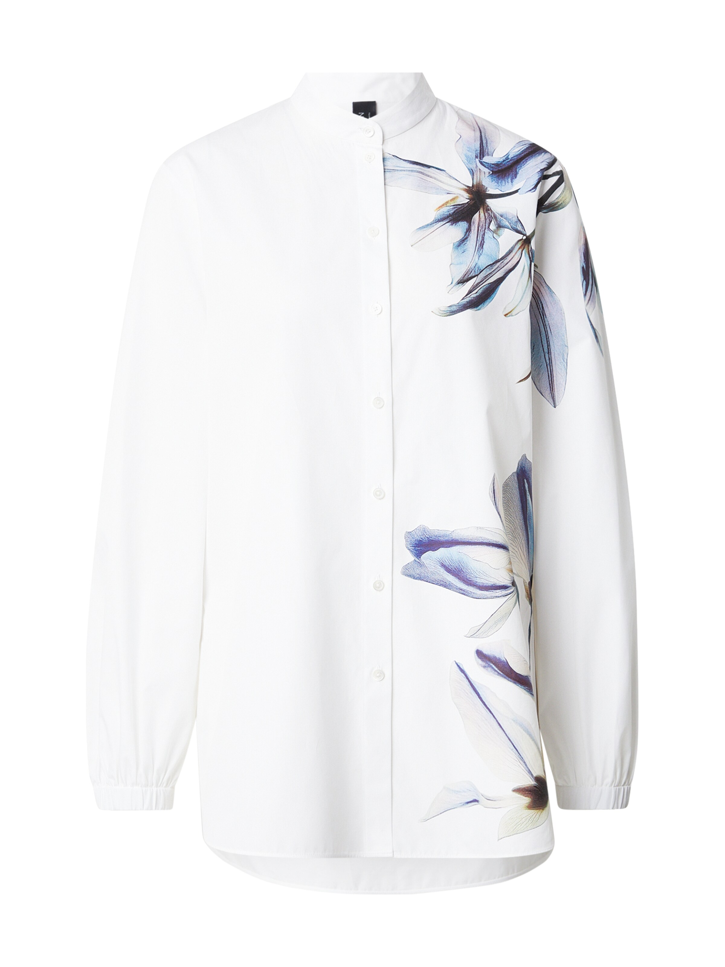 Marc Cain Bluse in blau / hellblau / helllila / weiß, Produktansicht