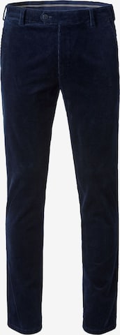 MEYER Regular Chino trousers in Blue: front