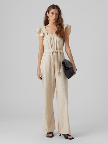 VERO MODA Jumpsuit 'LINA' in Beige: front