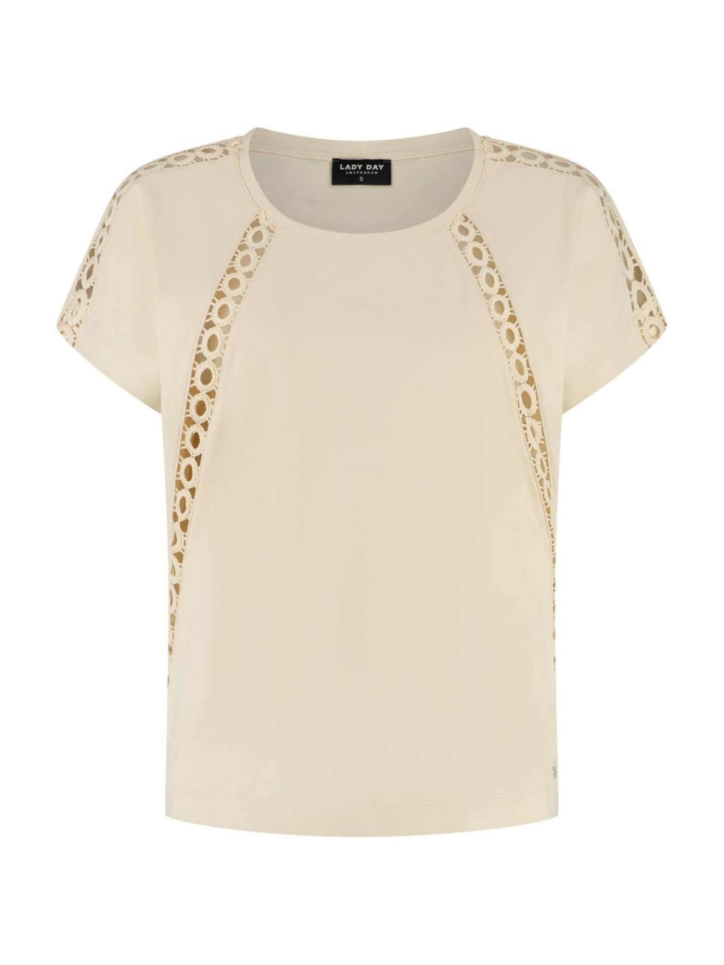Lady Day Shirt 'Lady Day Lillian shirt creme' in Beige: front