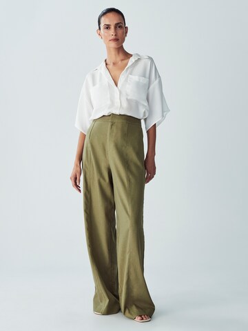Willa Wide leg Παντελόνι 'Dayton' σε πράσινο