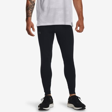 UNDER ARMOUR Skinny Workout Pants 'Qualifier Elite' in Black: front