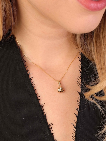 Lucardi Ketting 'Klassisch' in Goud: voorkant