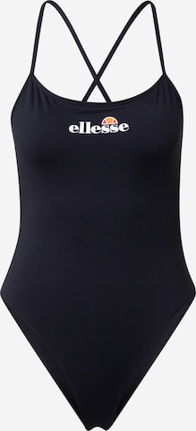 ELLESSE Bustier Badeanzug 'Presento' in Schwarz: predná strana