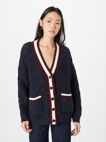 Pepe Jeans Knit Cardigan 'Brookelyn' in Blue: front