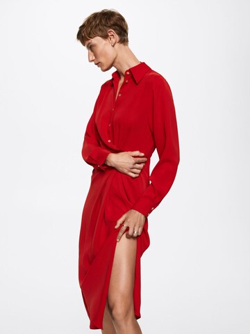 MANGO Shirt Dress 'Wings' in Red