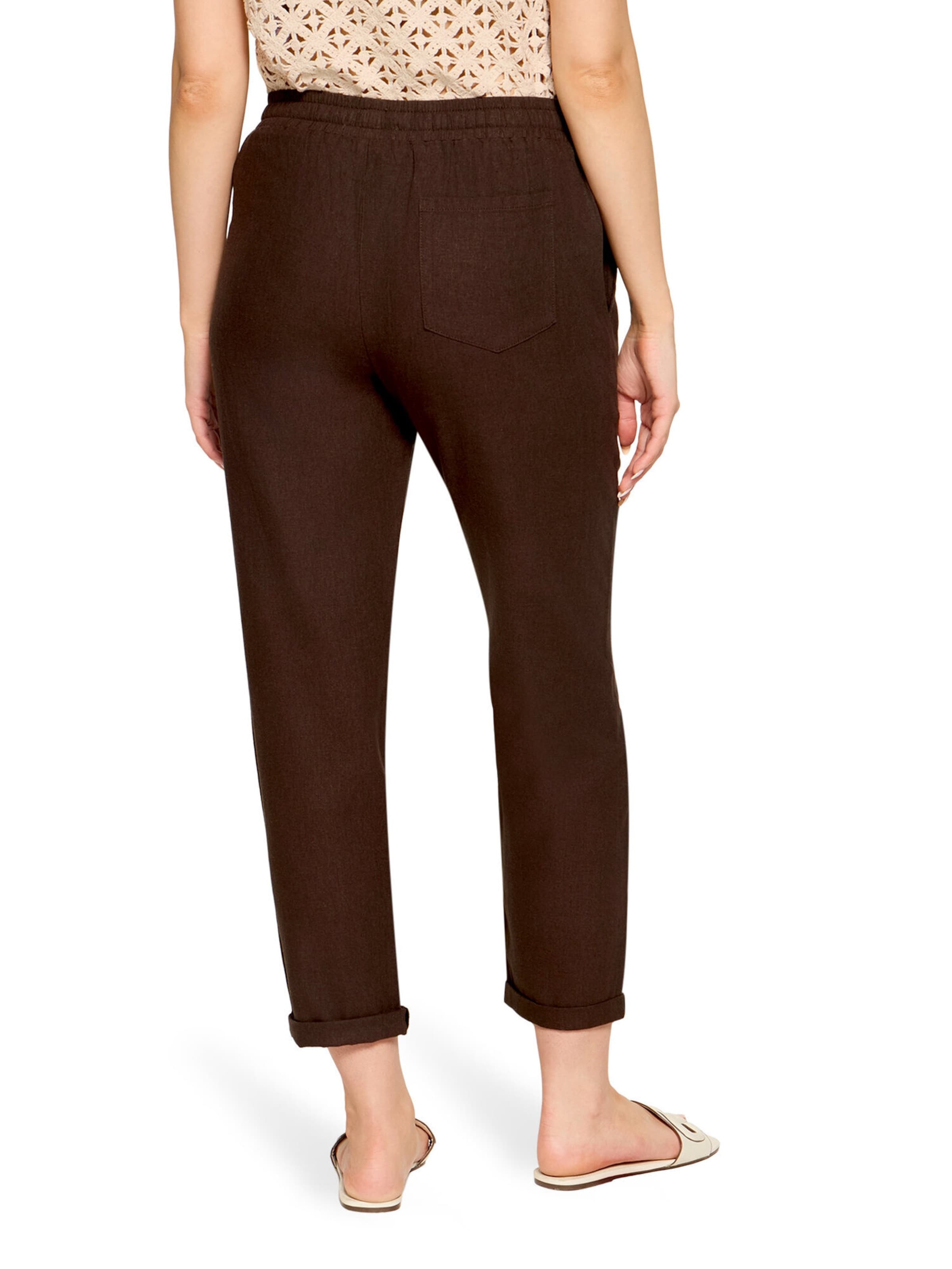 Cartoon Loosefit Hose in Braun