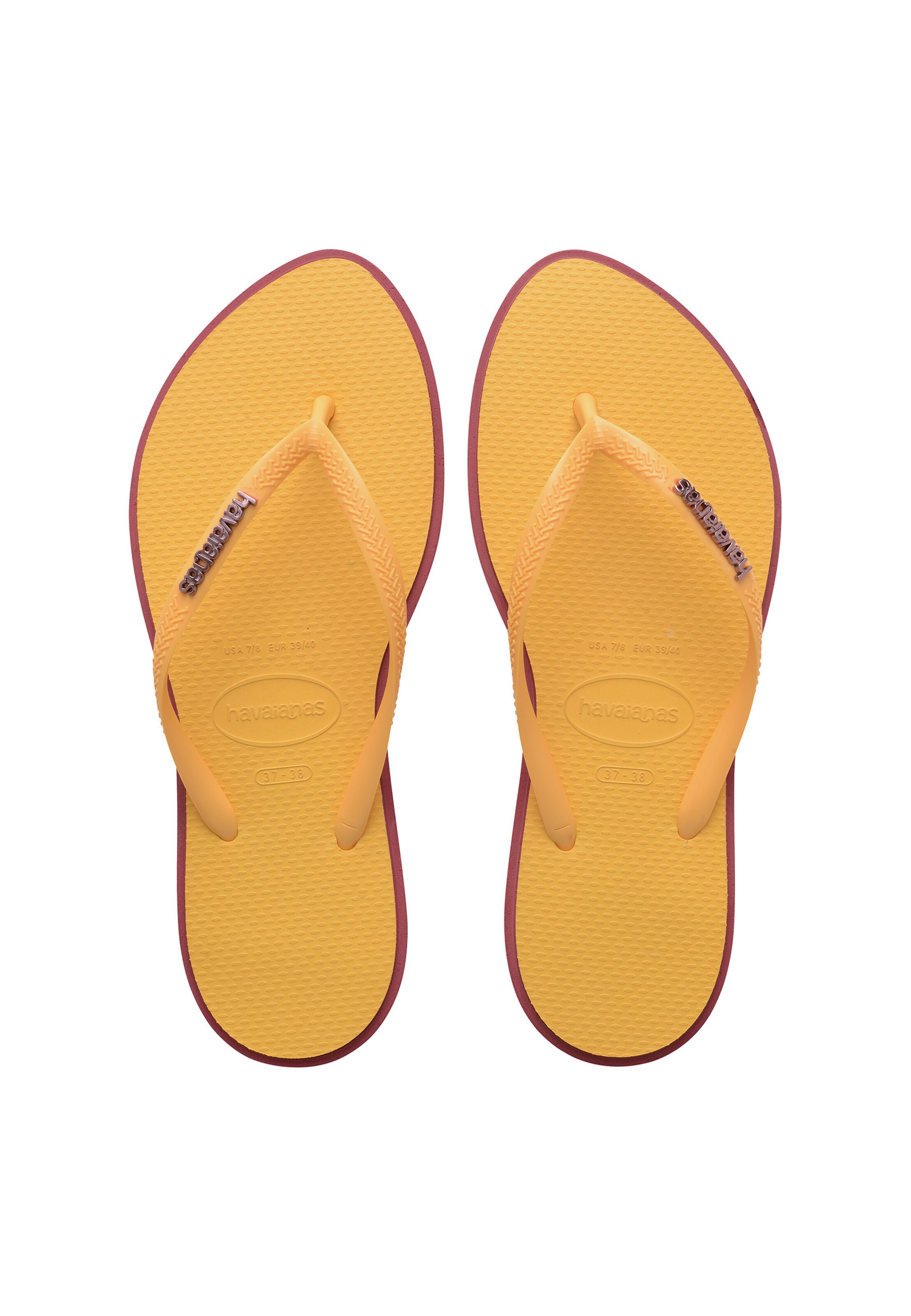 HAVAIANAS T-bar sandals in Yellow