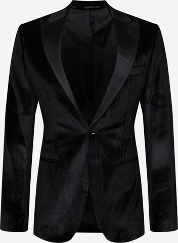 Coupe regular Veste de costume BURTON MENSWEAR LONDON en noir : devant