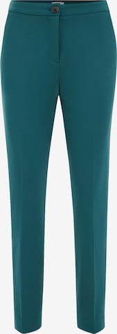 žalia WE Fashion Prigludęs Kelnės su kantu: priekis