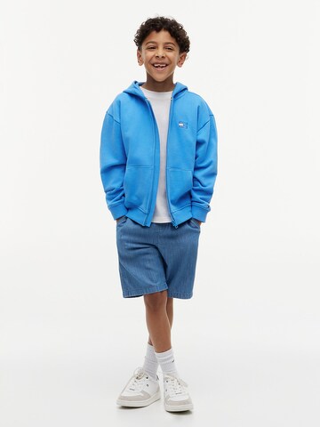TOMMY HILFIGER Sweatjacke in Blau