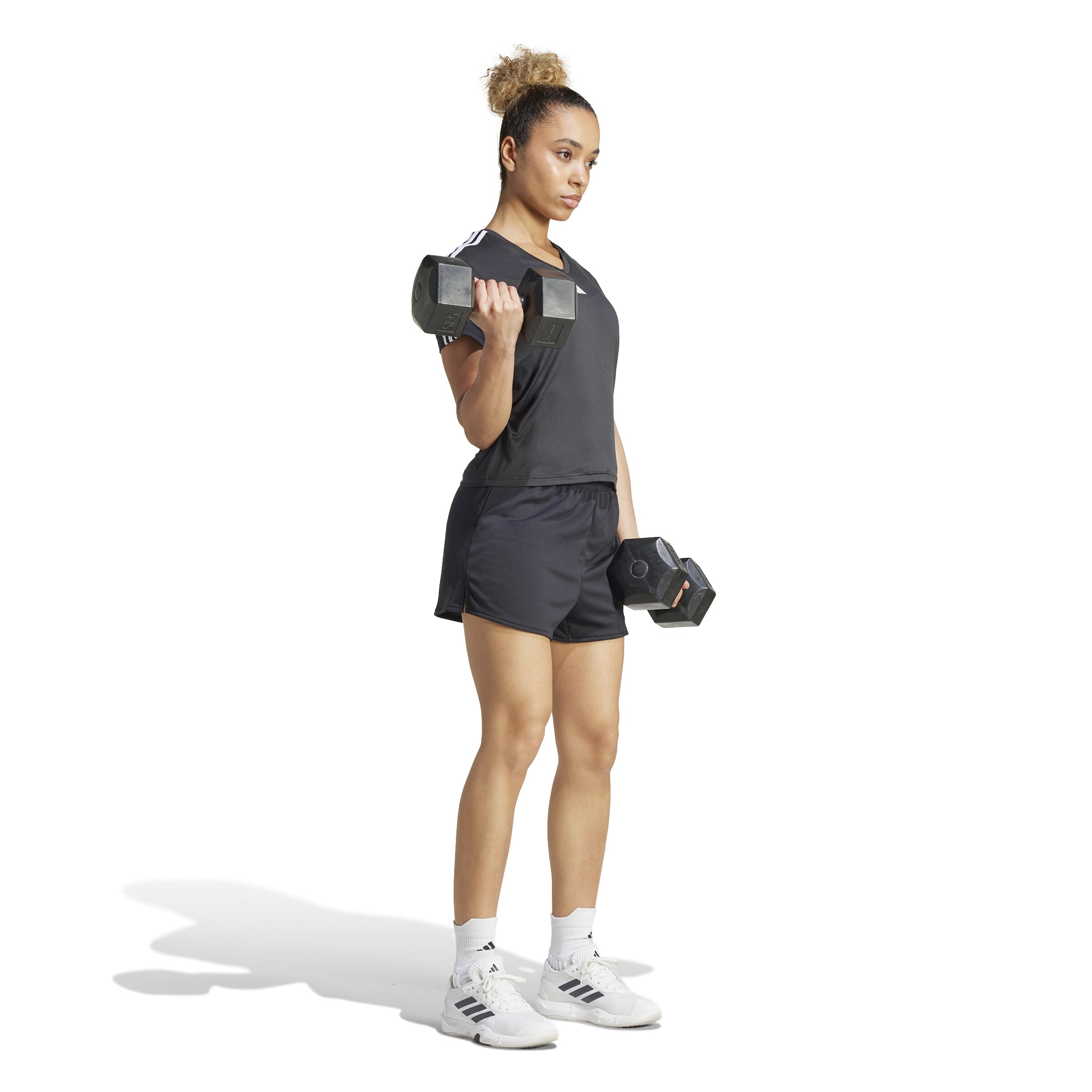 ADIDAS PERFORMANCE Regular Urheiluhousut 'Essentials' värissä musta