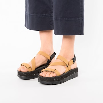 CAMPER Sandals 'Oruga Up' in Brown