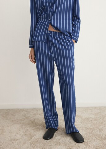 MANGO Pyjamahose 'Forzza' in Blau