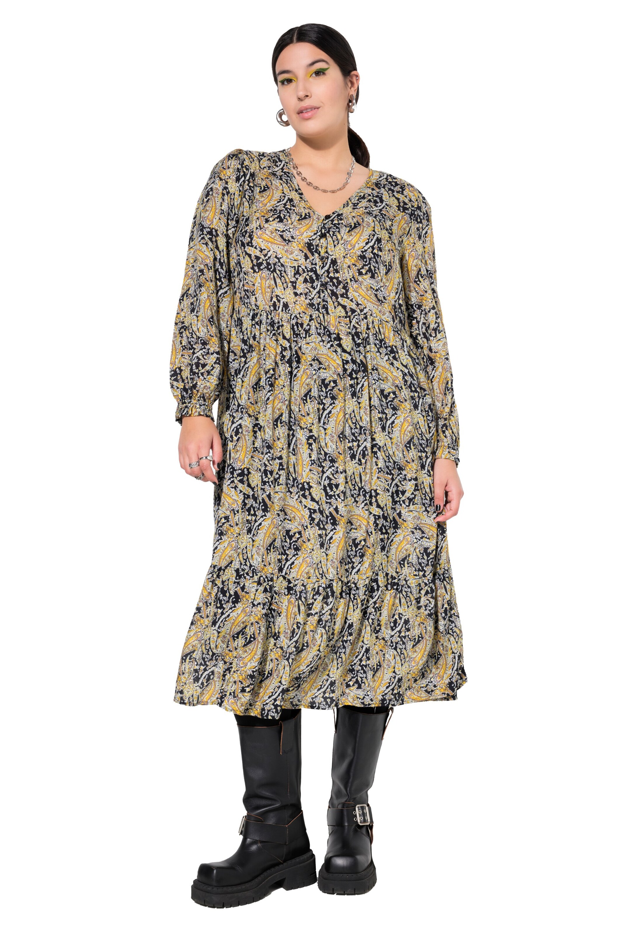 Studio Untold Kleid in Gelb: Vorderseite