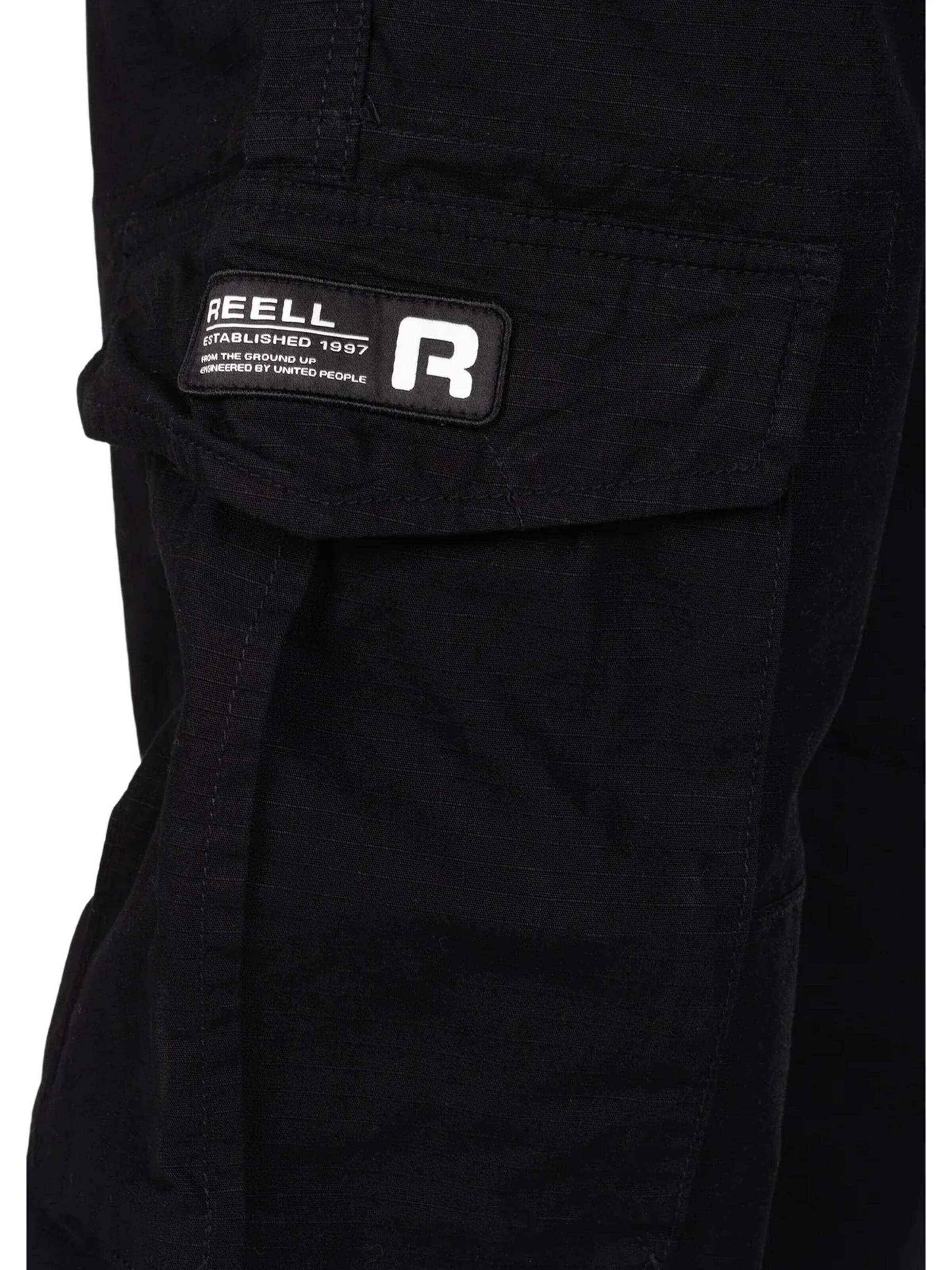 Regular Pantalon de sport 'Pantalon reel negro ripstop cargo pant' Reell en noir